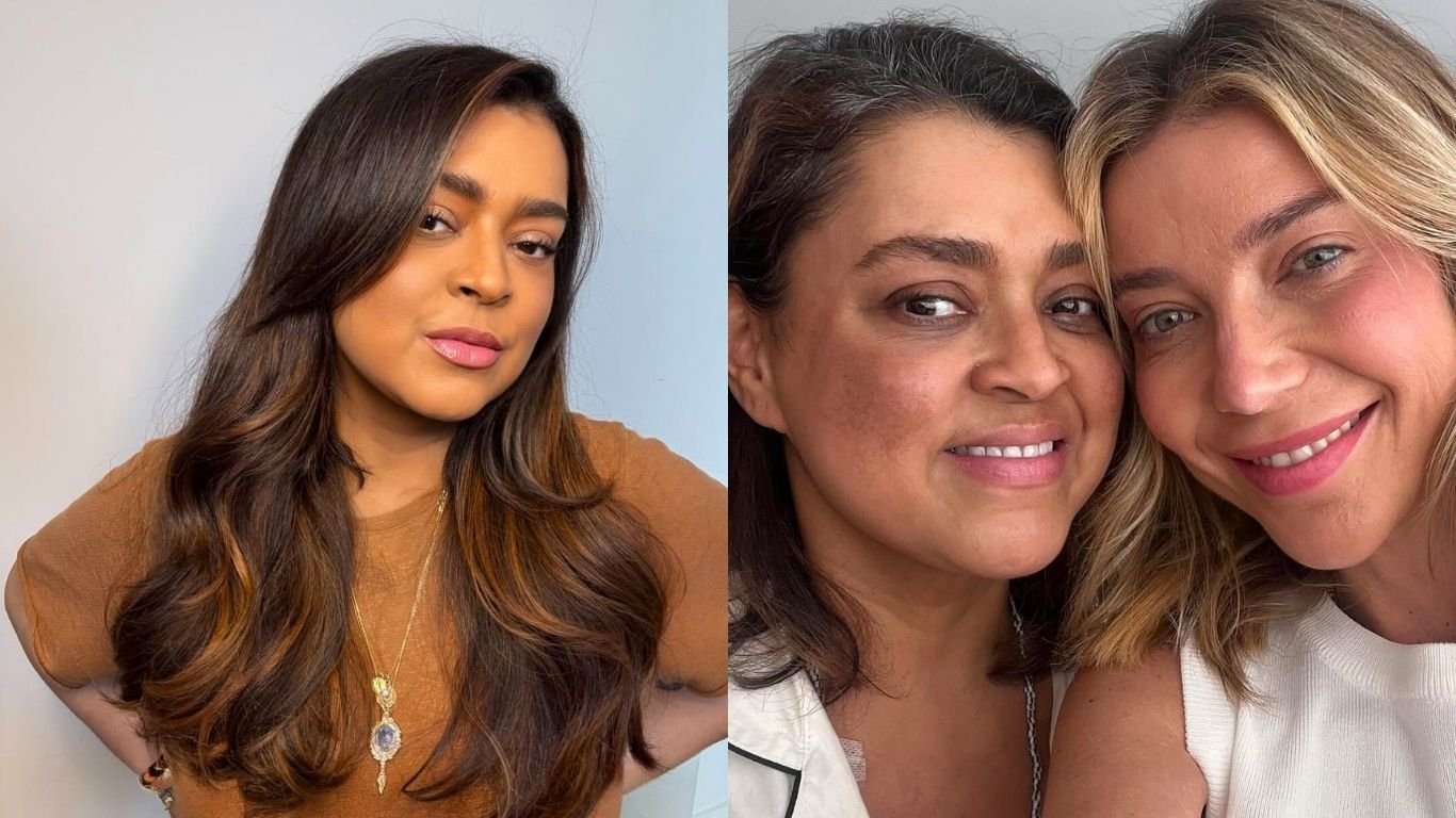 Antes de embarcar para os Estados Unidos, Preta Gil encontra Luiza Possi