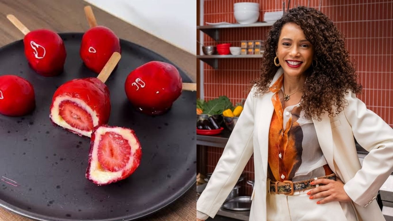 Taís Araújo divide opiniões ao recusar ‘morango do amor’; assista