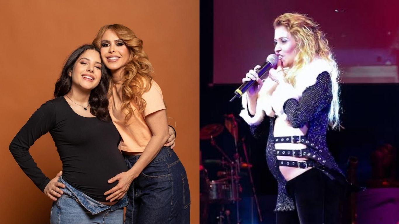 Grávida, filha de Joelma recebe homenagem da mãe; confira