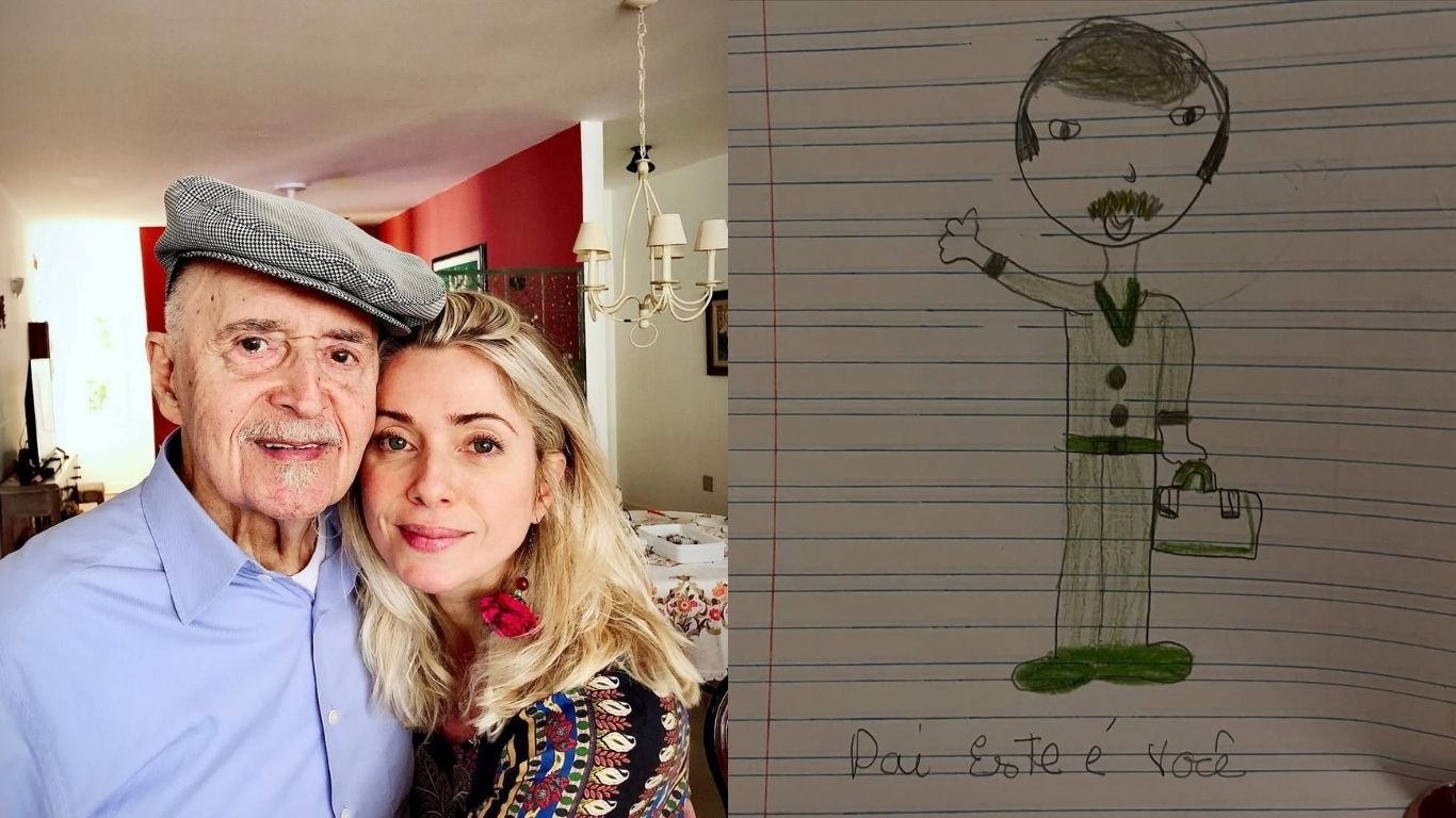 Leticia Spiller homenageia o pai no dia em que ele faria 100 anos