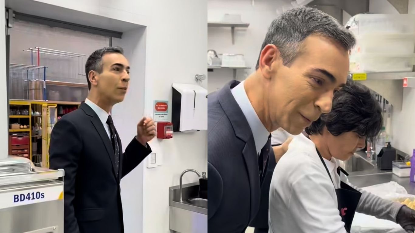 César Tralli invade cozinha do ‘Mais Você’ com pedido inusitado; veja