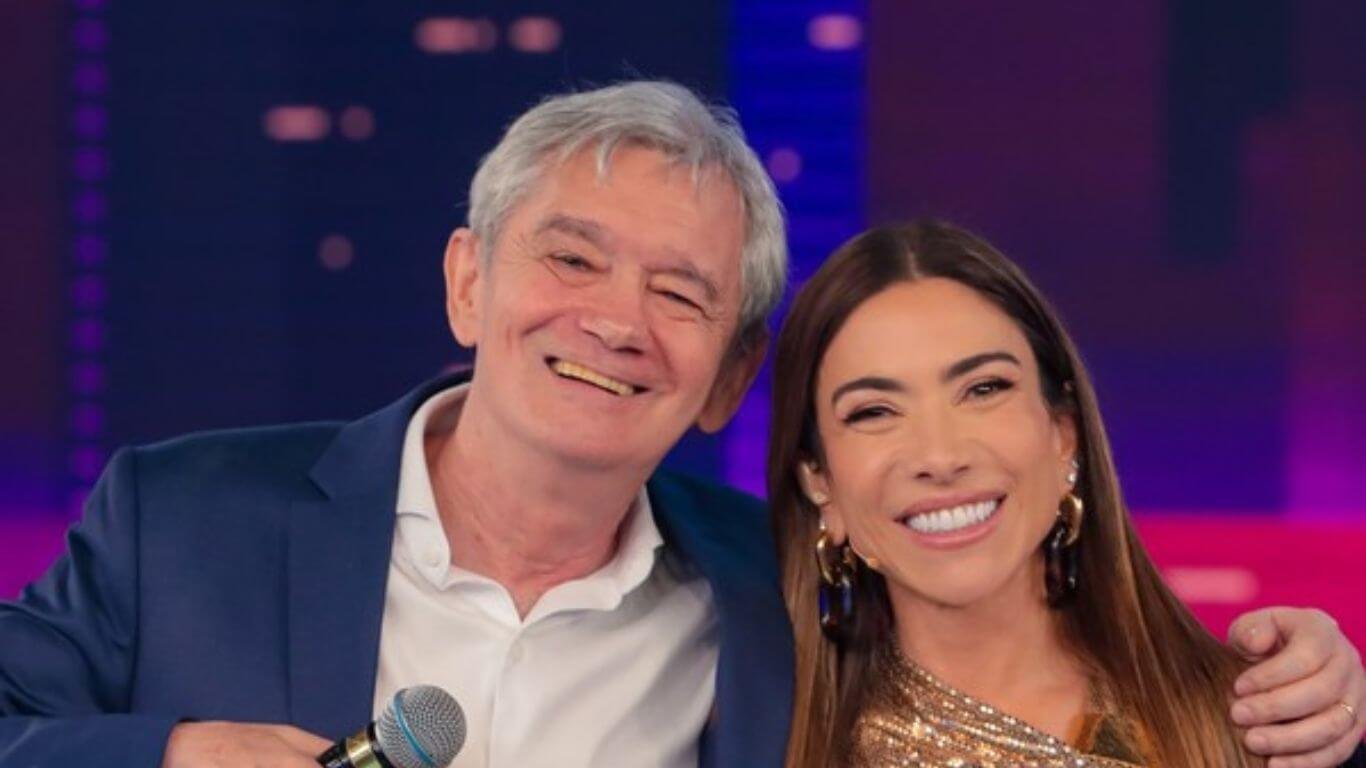 Serginho Groisman recebe homenagem de Patrícia Abravanel no SBT