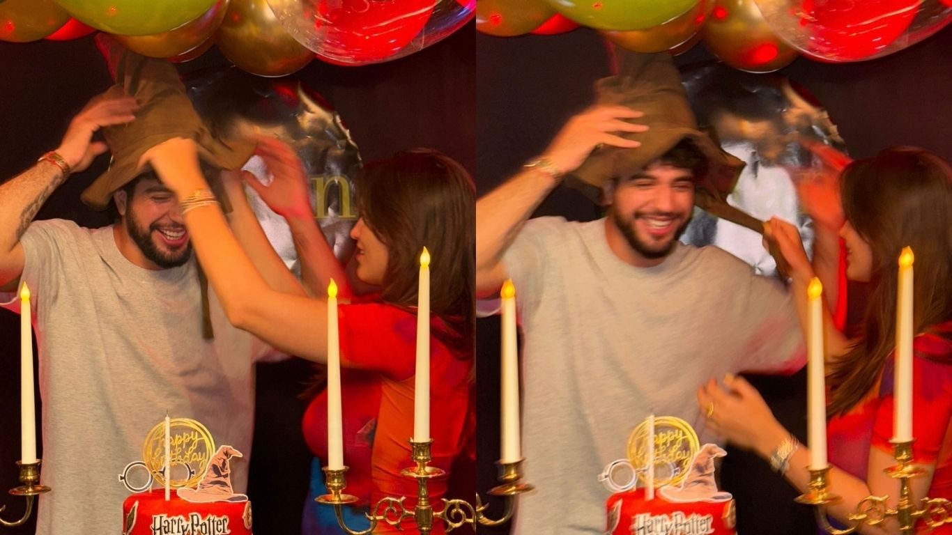 Nos EUA, Nattan ganha festa surpresa e temática de Harry Potter