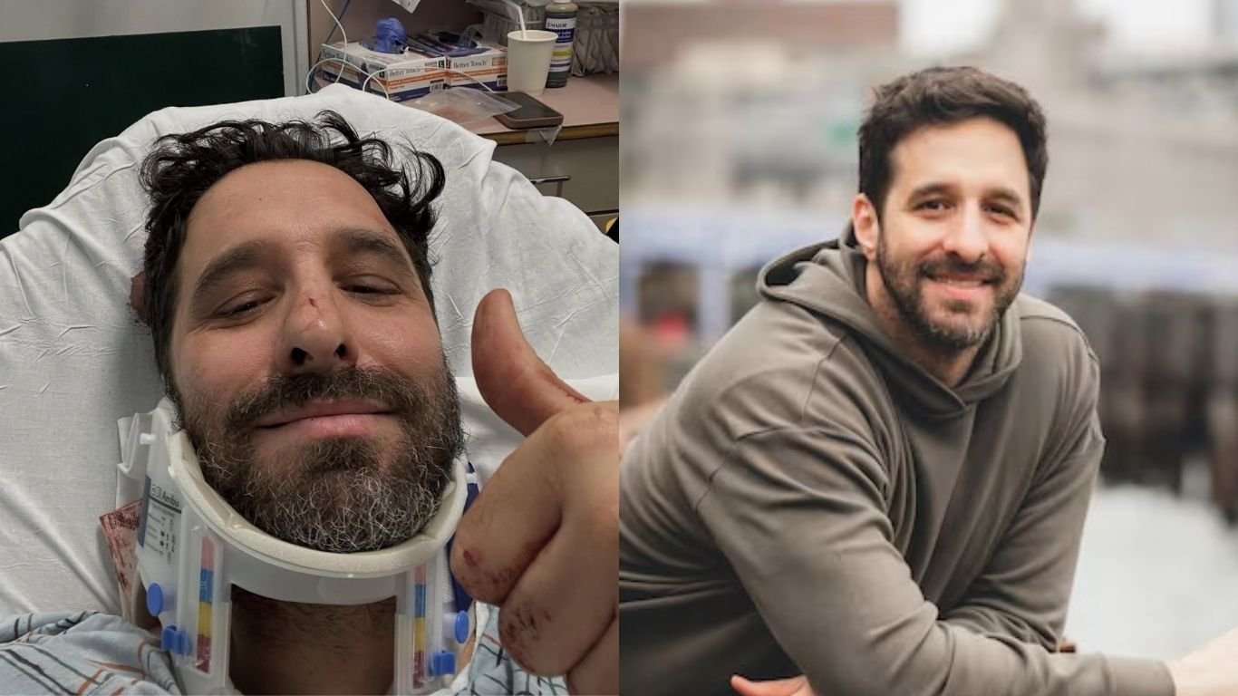 Rafinha Bastos sofre acidente e quebra clavícula em Nova York