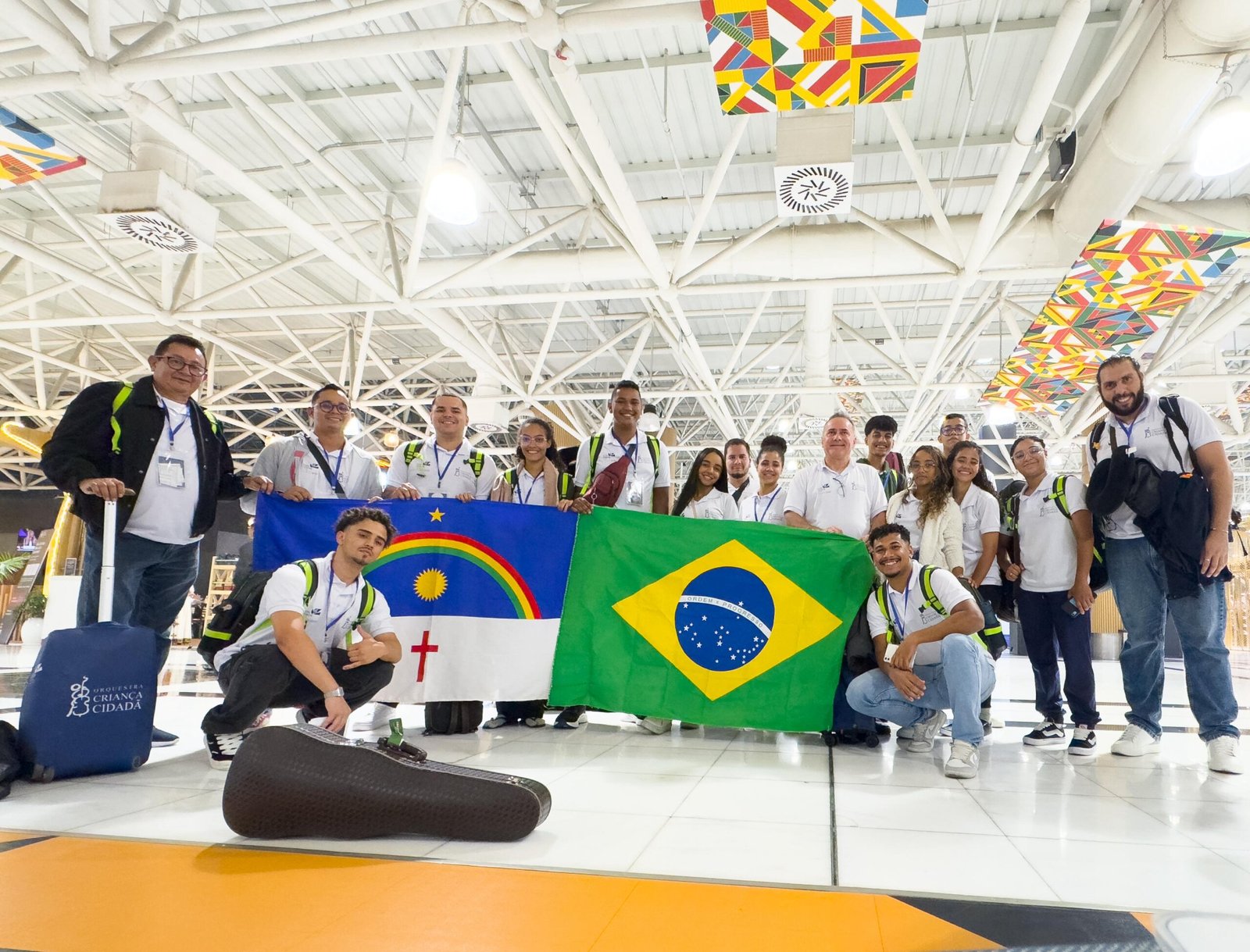 Orquestra Criança Cidadã embarca para turnê no Japão, Coreia e Vaticano