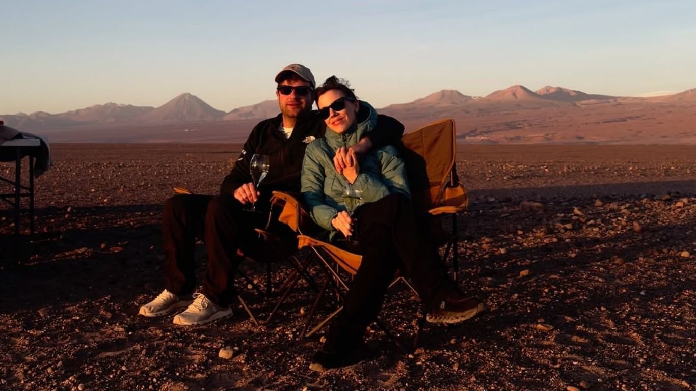 Alice Wegmann aproveita férias no Chile ao lado do namorado