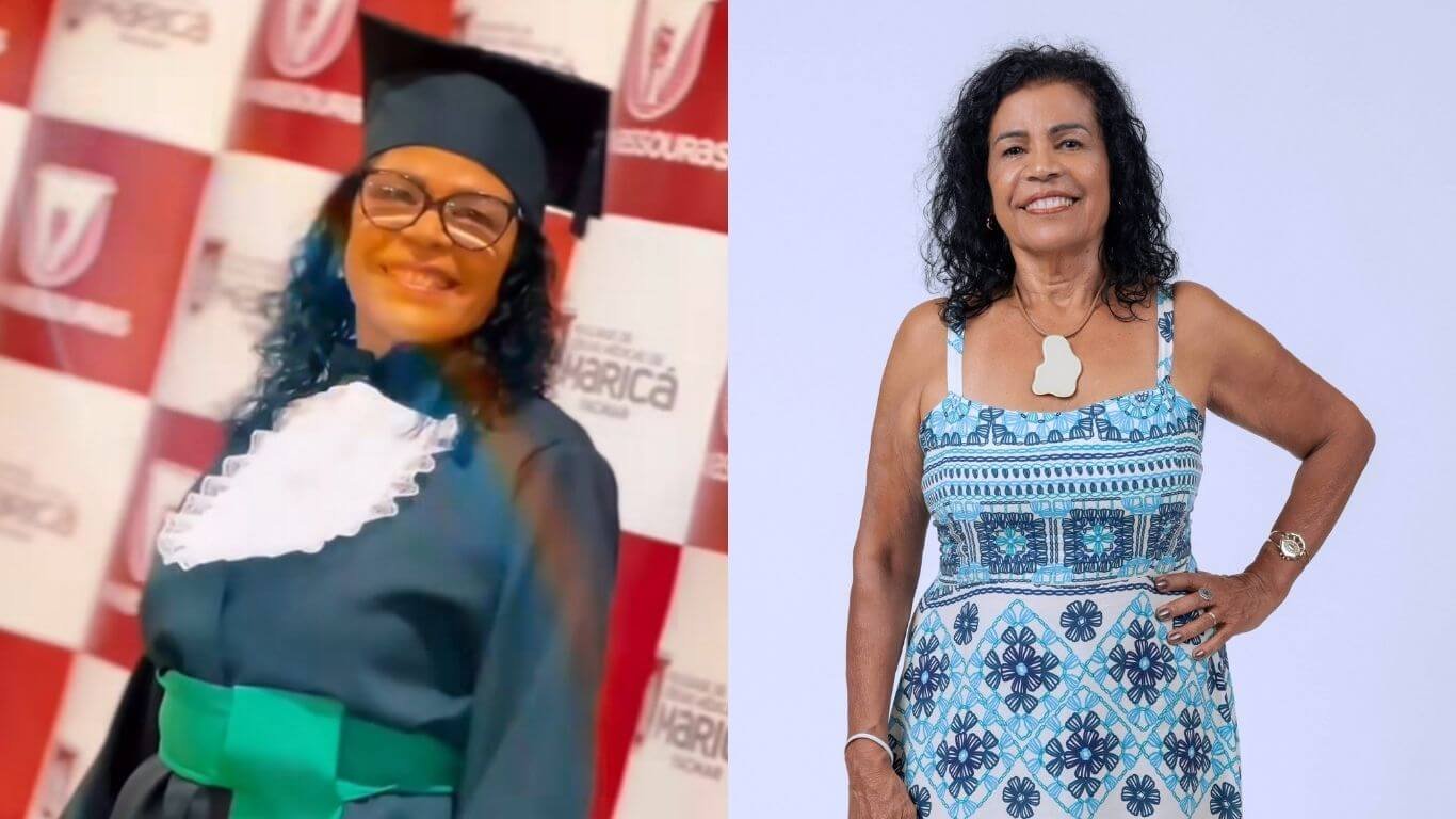 Aos 68 anos, ex-BBB Vilma Nascimento se forma em nutrição