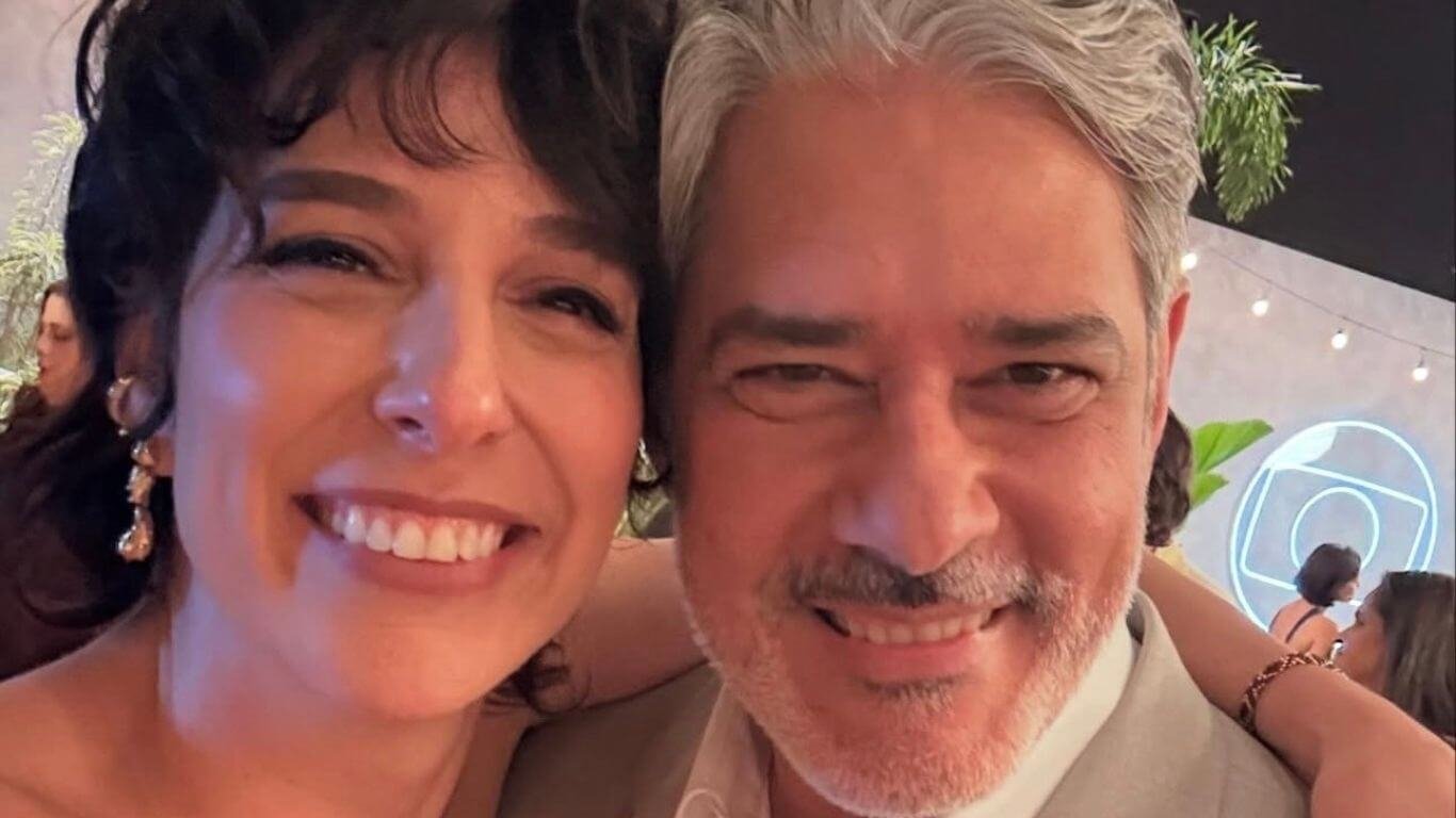 Natasha Dantas revela a nova rotina de William Bonner após saída do Jornal Nacional