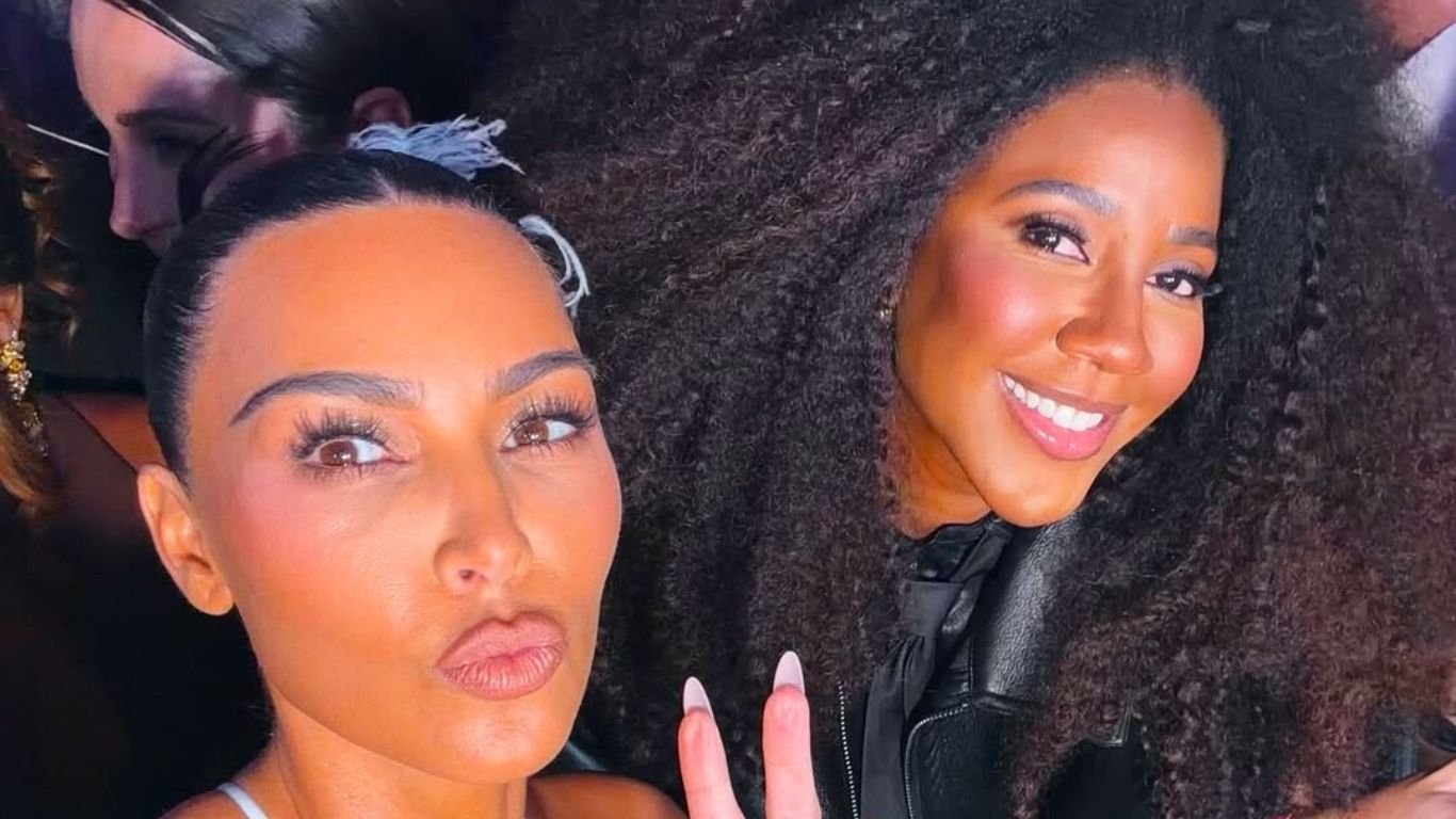 Ex-BBB Camilla de Lucas tieta Kim Kardashian durante evento no Rio