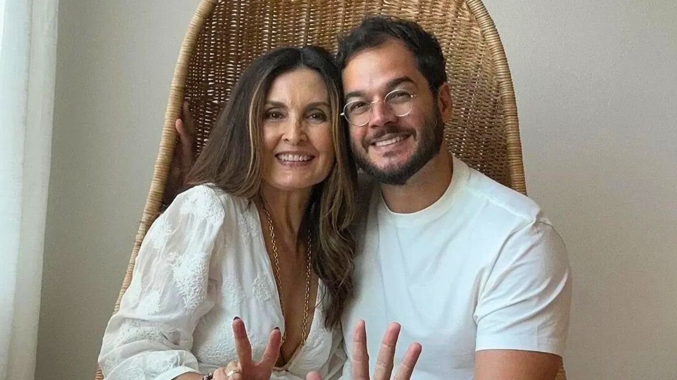 Fátima Bernardes se declara para Túlio Gadêlha em seu aniversário: “Te amo”