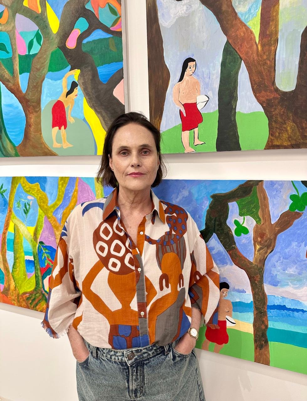 Artista Julieta Cavalcanti une geometria e natureza em exposição na Galeria Marco Zero