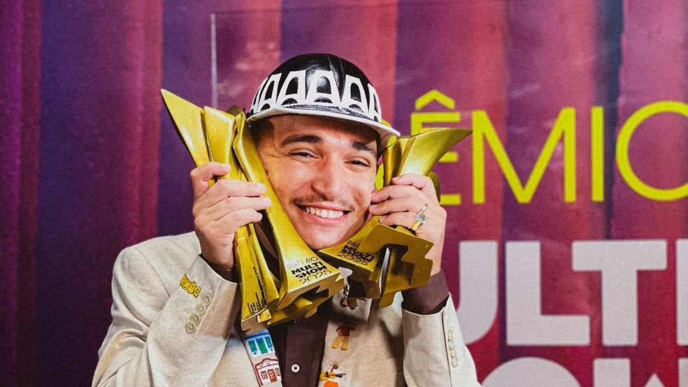 Pernambucano João Gomes domina o Prêmio Multishow 2025 com 4 vitórias