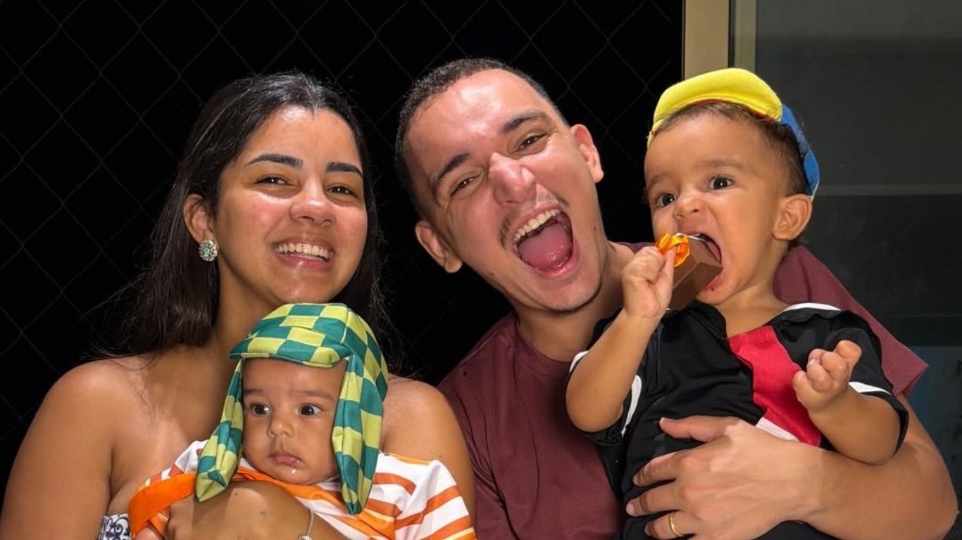 Ary Mirelle e João Gomes celebram 3 meses do caçula com festa temática