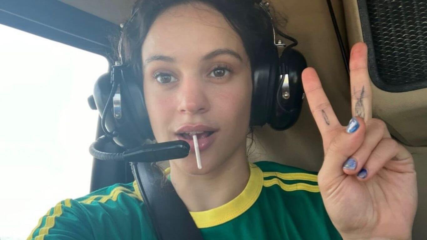 Rosalía chora ao se despedir do Brasil: “Não queria ir embora”