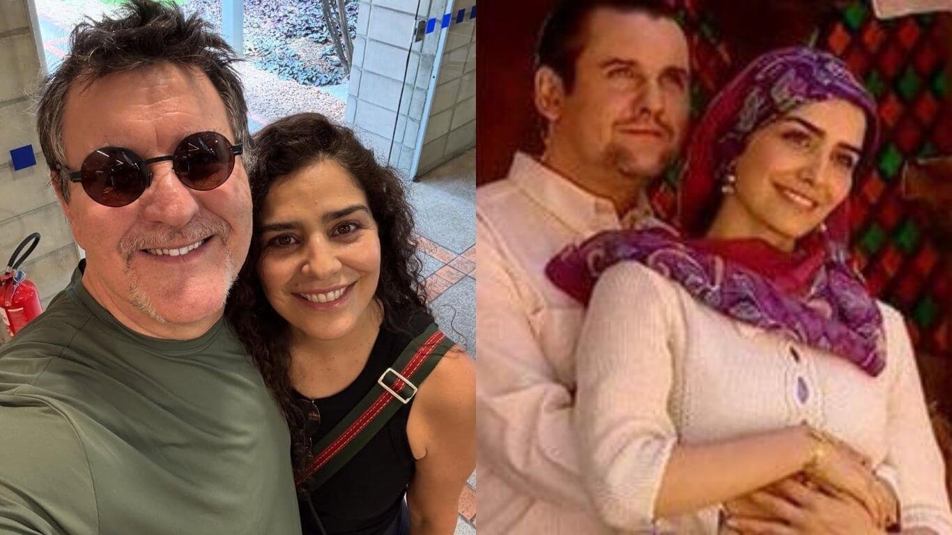 Web vai à loucura com encontro de Antonio Calloni e Letícia Sabatella