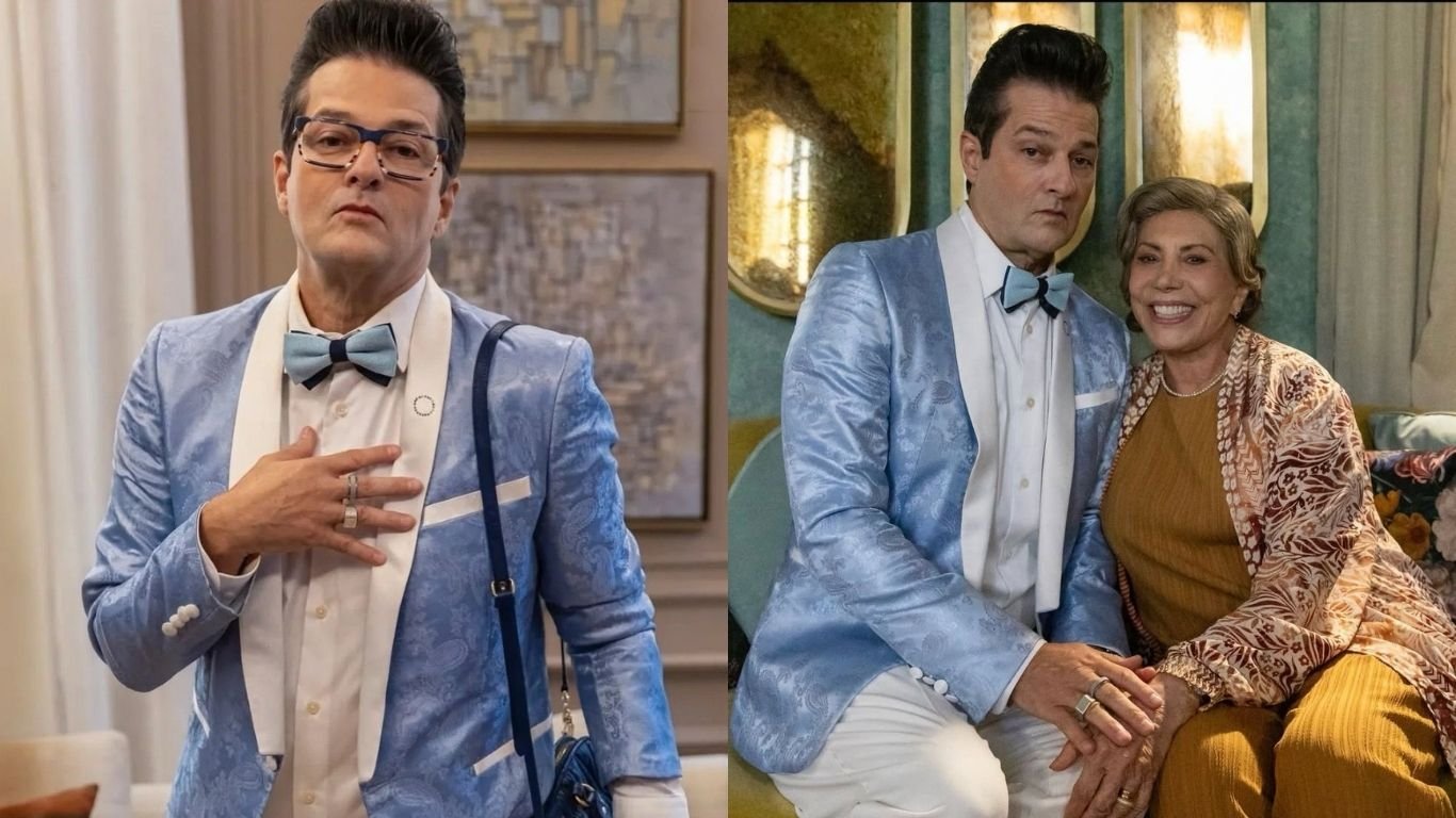 Marcelo Serrado revive o impagável Crô em participação na novela ‘Três Graças’