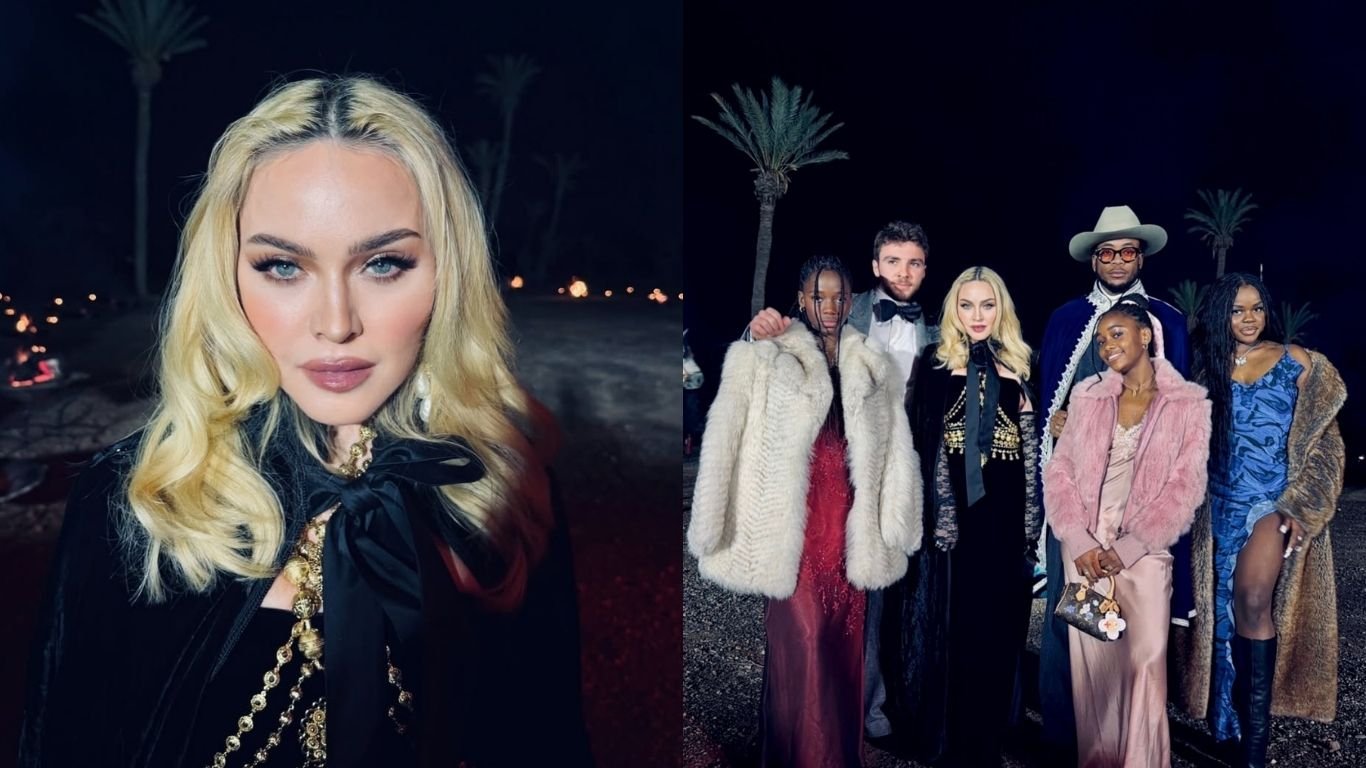 Madonna compartilha fotos de sua viagem ao Marrocos com os filhos