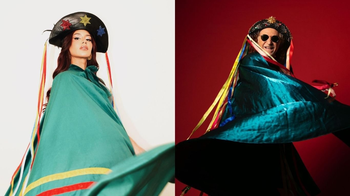 Priscila Senna homenageia Alceu Valença em bloco de carnaval em Abreu e Lima