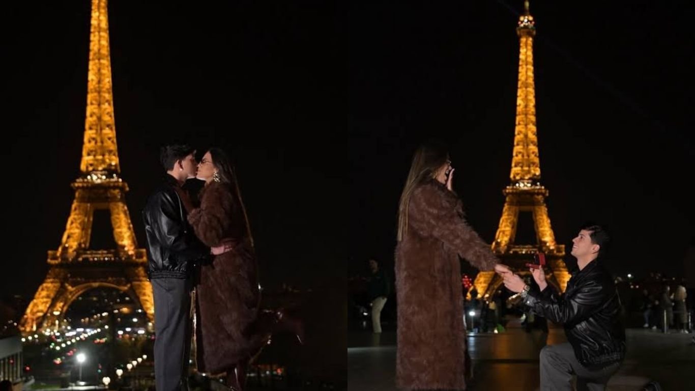 Léo Foguete pede namorada em casamento em Paris: “Sonho realizado”