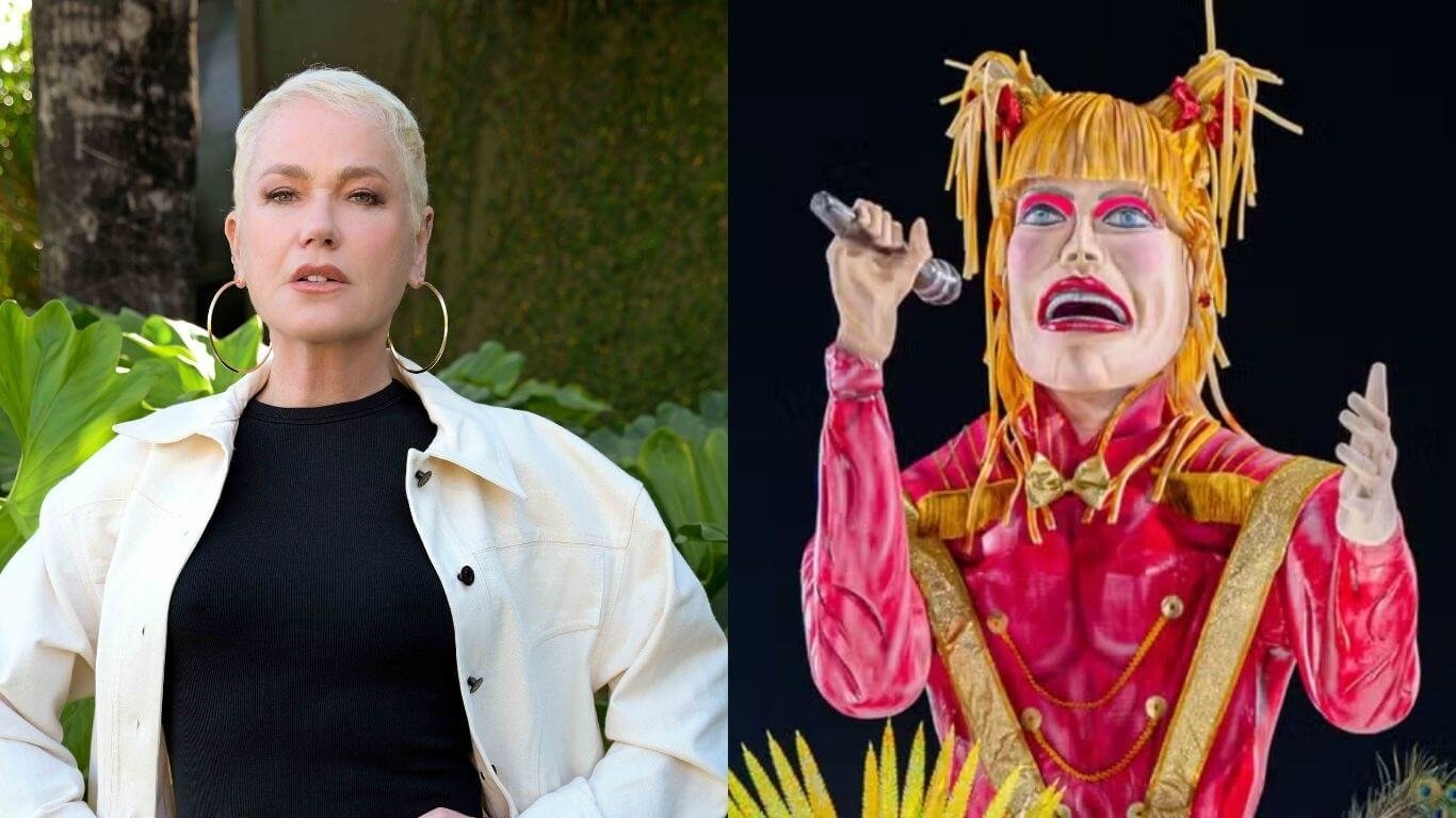 Xuxa é homenageada em desfile de escola de samba na Argentina