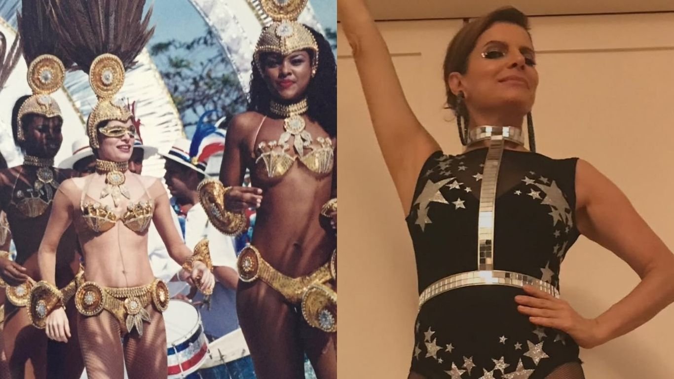 Em clima de folia, Debora Bloch abre álbum de fotos curtindo o carnaval