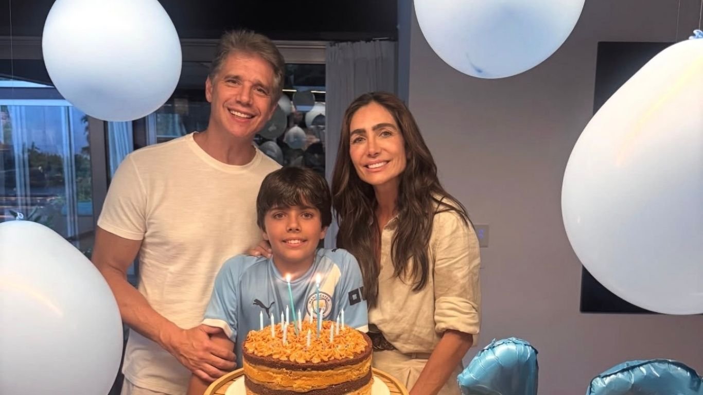 Marcio Garcia comemora aniversário do filho caçula, João: “Nós te amamos”