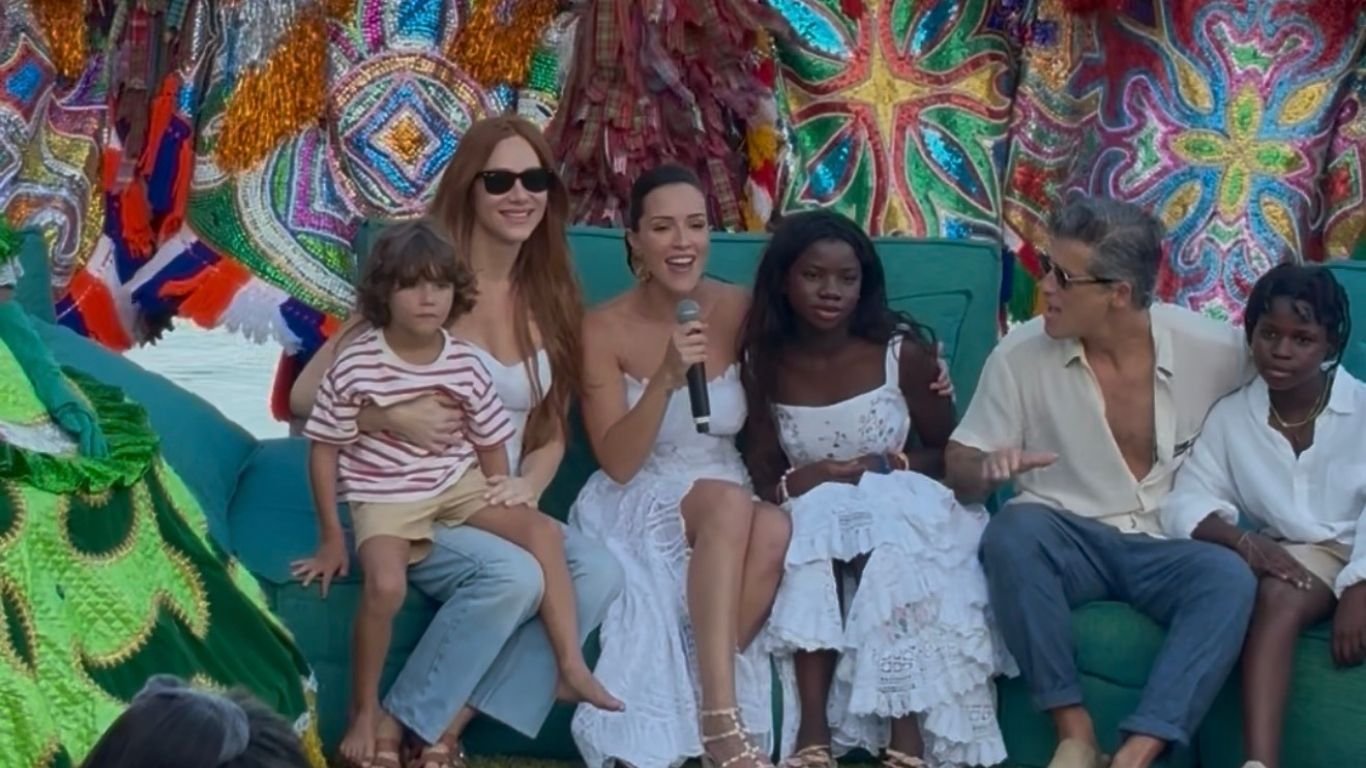 Letícia Bastos encanta a família Gagliasso cantando clássico de Alceu Valença em Alagoas