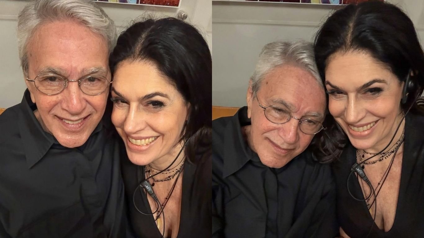 Caetano Veloso se declara para Paula Lavigne em seu aniversário: “Amor e carinho”