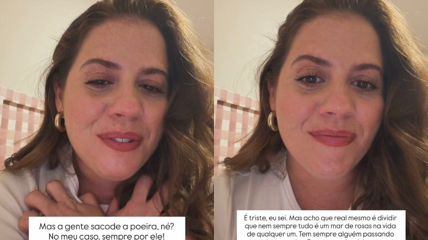 Tati Machado chora em desabafo sobre perda do filho: “Vida virou de cabeça pra baixo”