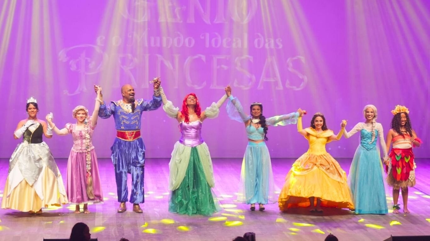 Espetáculo infantil reúne Gênio e princesas neste domingo (15), no Recife