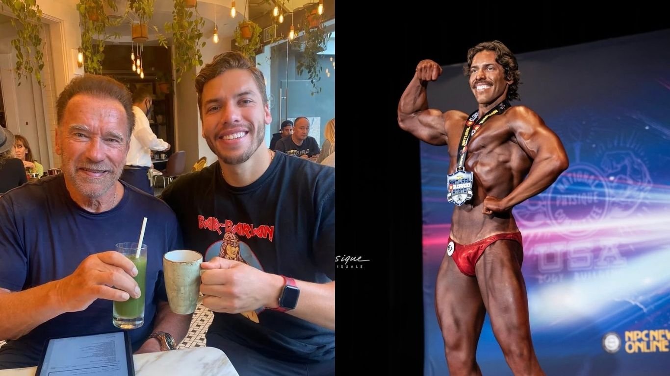 Filho de Arnold Schwarzenegger vence 1ª competição de fisiculturismo