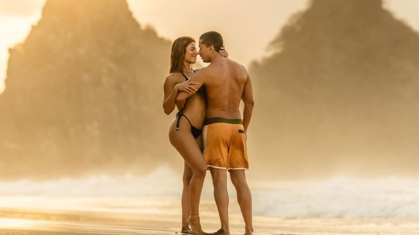 Irmão de Anitta, Renan Machado se declara para a ex-BBB Hariany