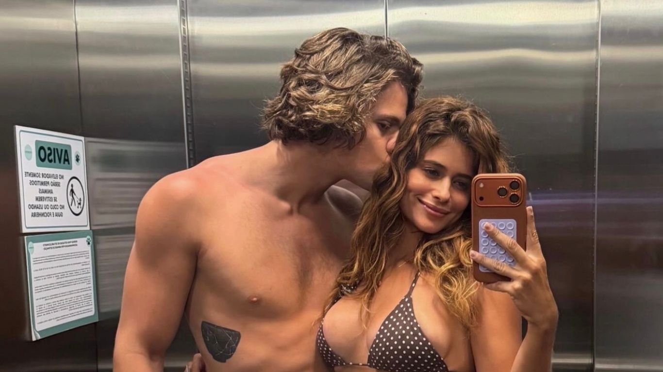 Isadora Cruz e Lucas Pinheiro curtem momento a sós em resort na Paraíba