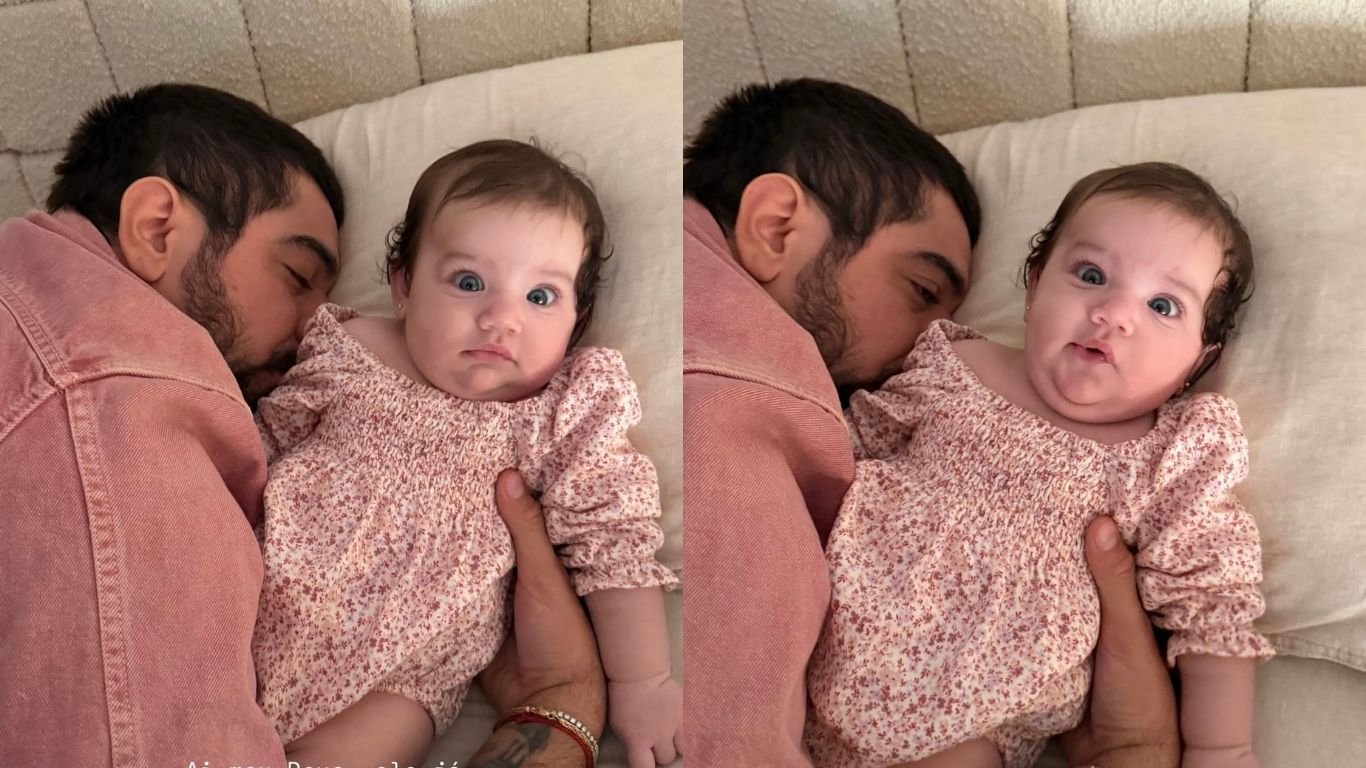 Ex-BBB Rafa Kalimann mostra chamego de Nattan com a filha: “Ataque de amor”