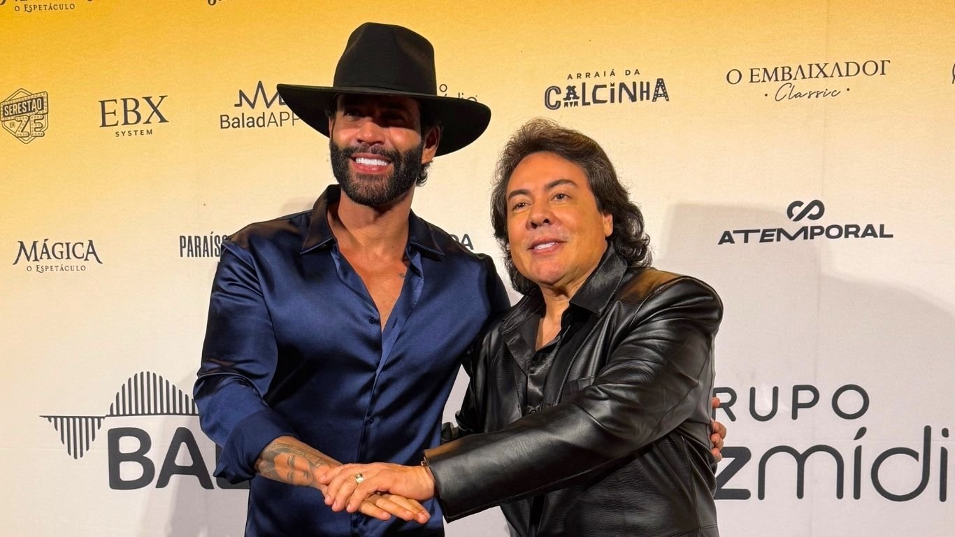 Gusttavo Lima e Calcinha Preta firmam parceria no Instituto Ricardo Brennand, no Recife